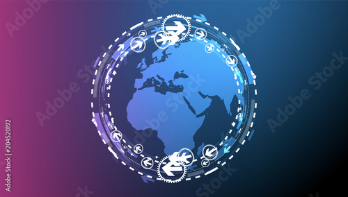 sfondo, connessione, luce, velocità, fibra, digitale