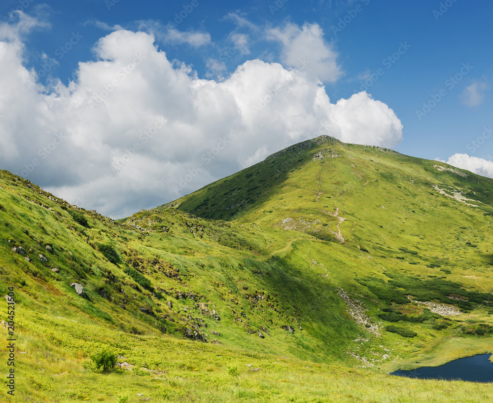 Nesamovite Lake in the Carpathian mountains Nesamovite Lake in the Carpathian mountains