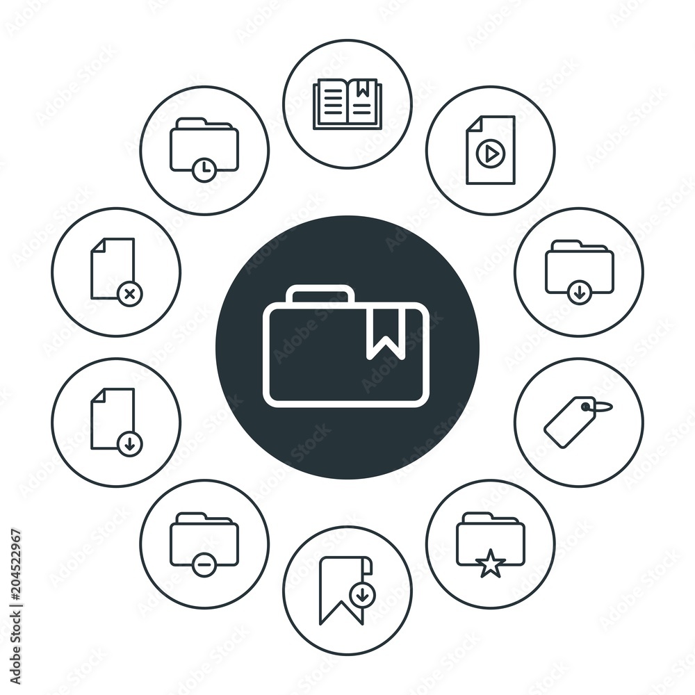 folder, bookmarks, files Infographic Circle outline Icons Set. Contains such Icons as interface, education, open, business, internet, computer, document and more. Fully Editable. Pixel Perfect folder, bookmarks, files Infographic Circle outline Icons Set. Contains such Icons as interface, education, open, business, internet, computer, document and more. Fully Editable. Pixel Perfect