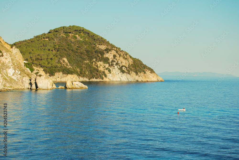 Headland of Enfola in Elba island