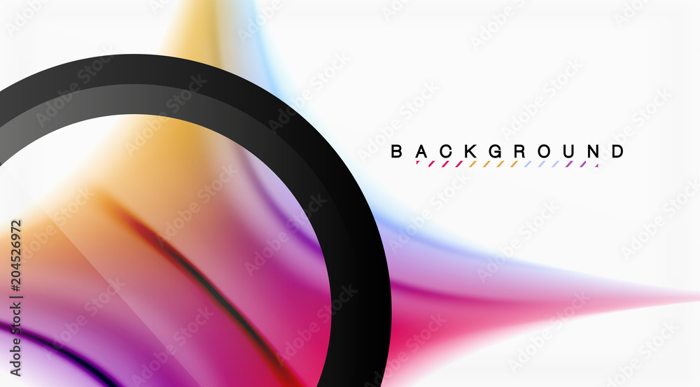 Swirl fluid flowing colors motion effect, holographic abstract background Swirl fluid flowing colors motion effect, holographic abstract background