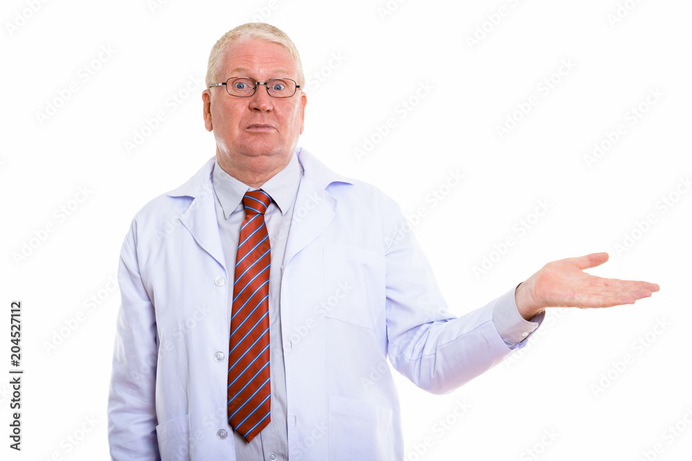 Studio shot of mature man Studio shot of mature man