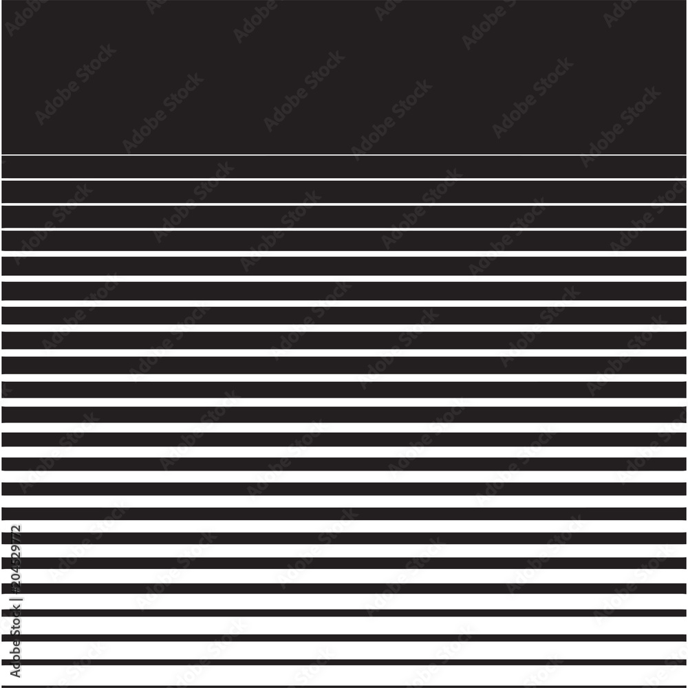 Texture of black lines decrease in width - element for design - isolated on white background - vector Texture of black lines decrease in width - element for design - isolated on white background - vector
