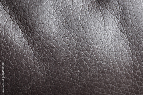 Black leather material as an abstract background