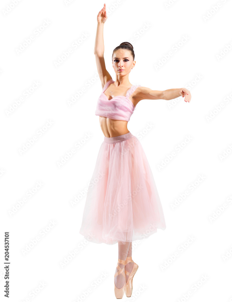 Ballerina (isolated on white version)