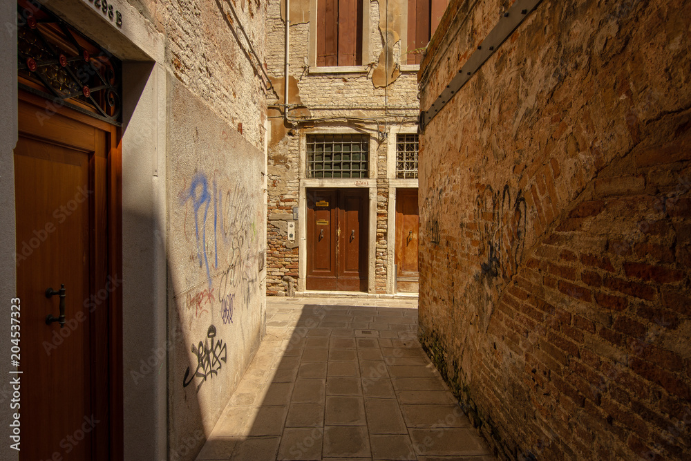 Fototapeta premium Hinterhof in Venedig