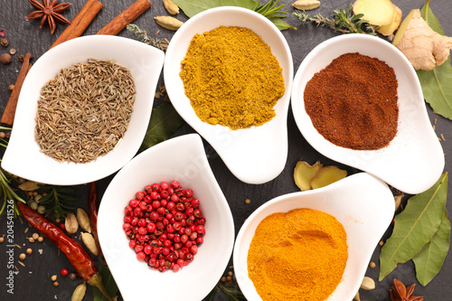 assorted spices and herbs