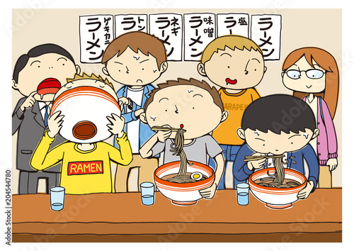 人気ラーメン店