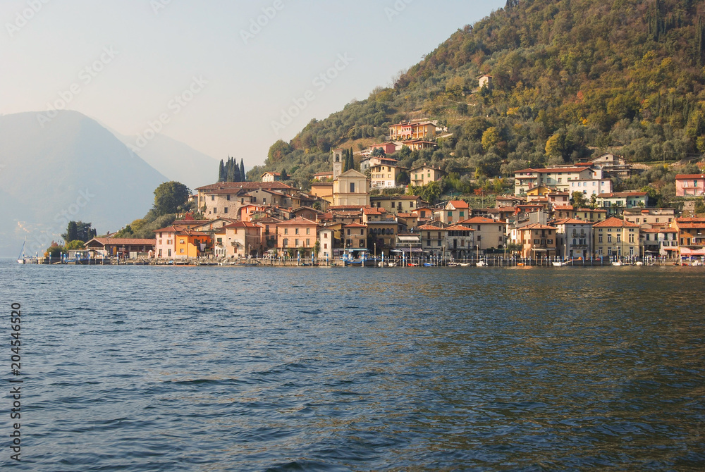 View of Montisola from a ferry
