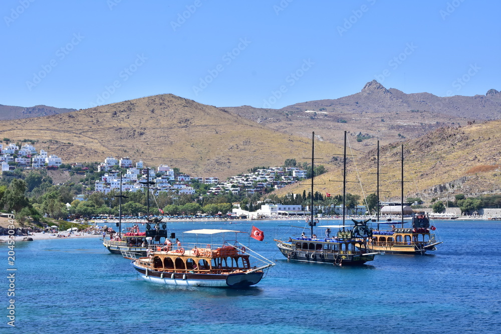 The bay with the boats