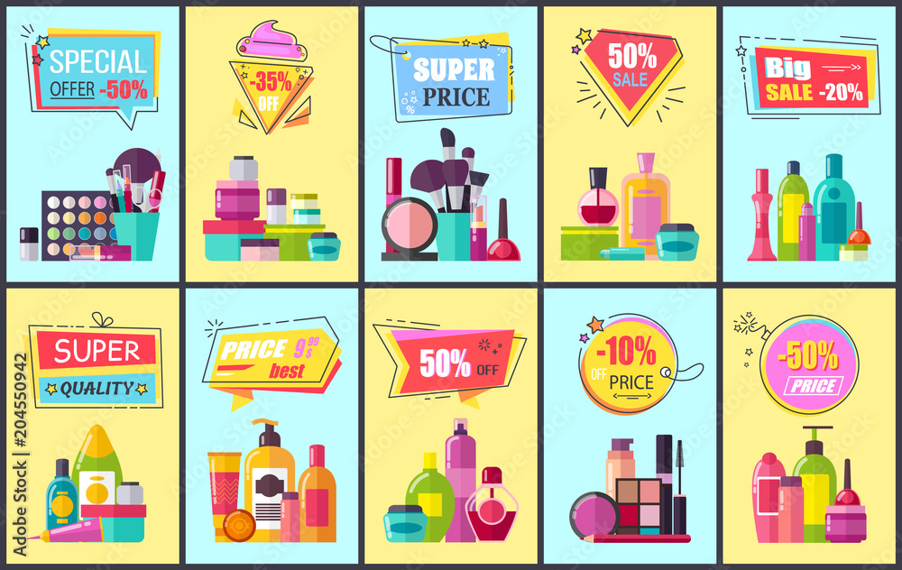 Special Offer for Cosmetic Means and Makeup Tools Special Offer for Cosmetic Means and Makeup Tools