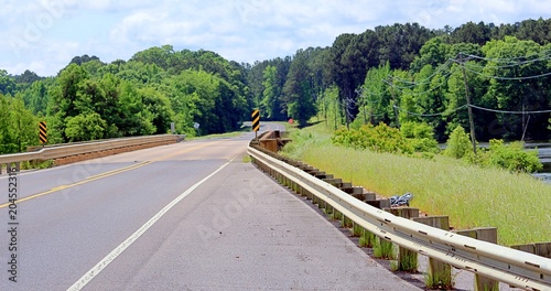 La. 546 Highway 15 provides both access and levees for Lake D'Arbonne in North Louisiana
