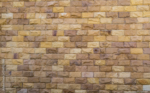 Red old brick wall texture background