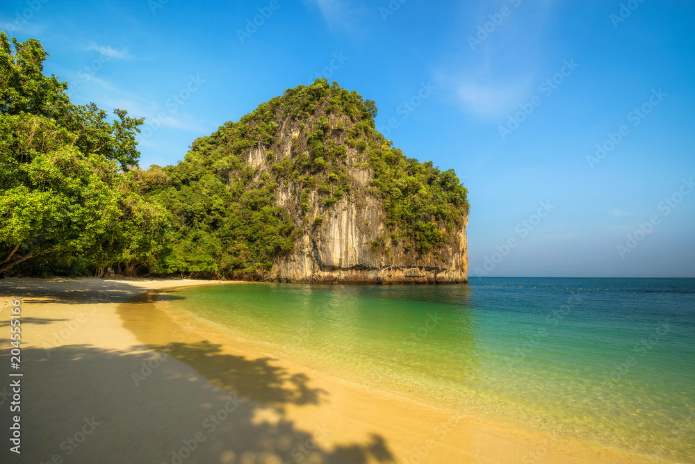 Beach on the Koh Hong island in Thailand
