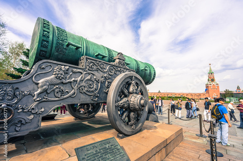 The cannon of the Tsar Nicholas at Red Square