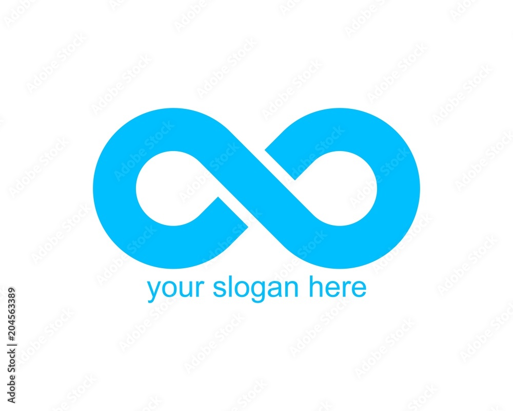 infinity logo vector