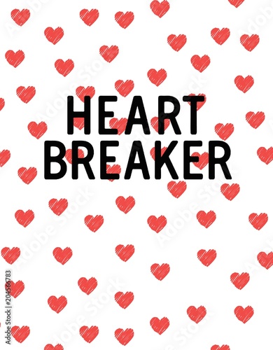 slogan graphic with heart
