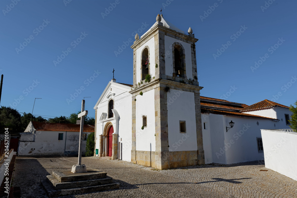 Fototapeta premium Eglise de Espirito Santo, Alcacer do Sale, Alentejo, Portugal