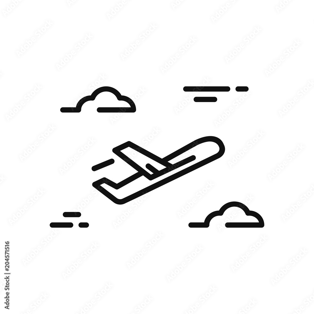 Departure Flight Plane icon