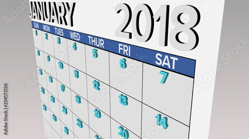 3D Calendar