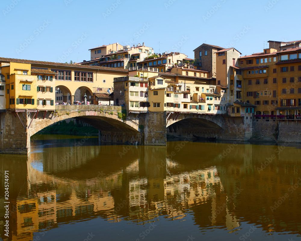 Ponte Vecchio Reflection, Florence, Italy