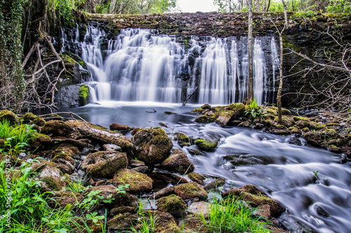 waterfall in a river  