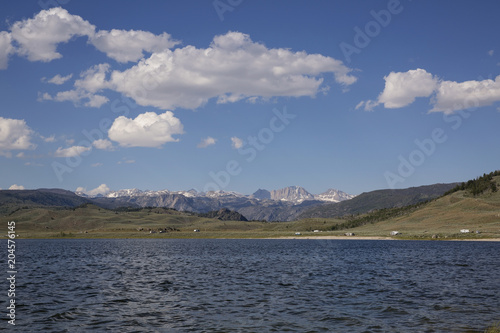 Wind Rivers from Soda Lake photo