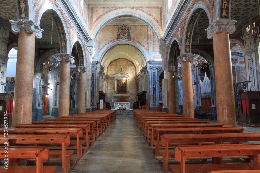Italy, SE Italy, Brindisi, region of Apulia, Ostuni.  Duomo di Ostuni; Basilica concattedrale di Santa Maria Assunta.