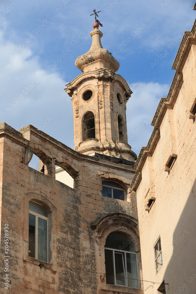 Italy, southern Italy. Puglia. Small comune of the Metropolitan City of Bari, Alberobello. UNESCO World Heritage site.