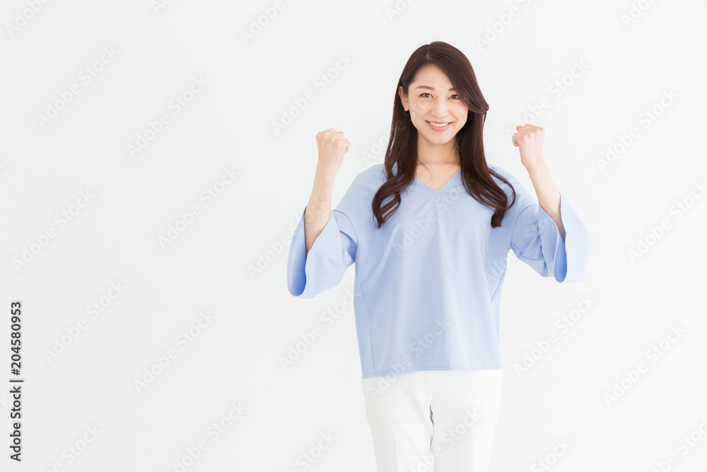 笑顔の女性 笑顔の女性