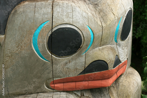 Totem Pole - Butchart Gardens, Victoria, BC, Canada