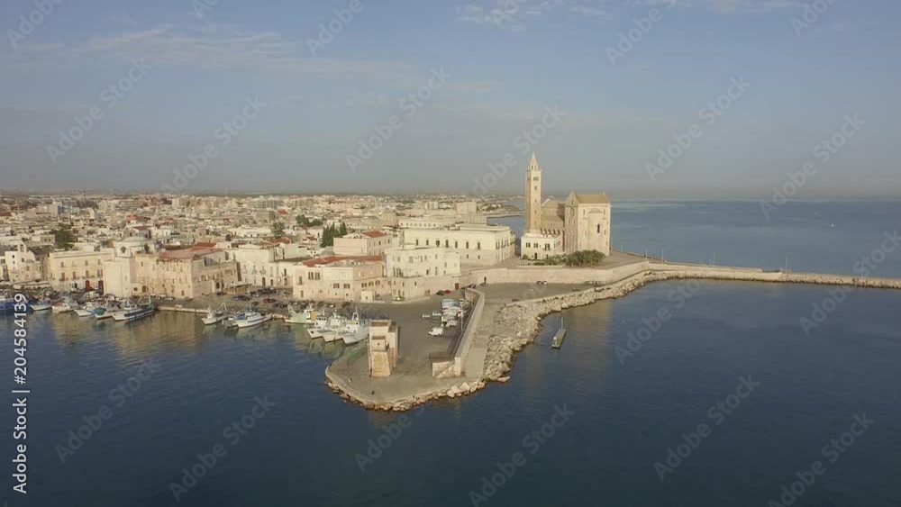 Aerial, Trani coastline Aerial, Trani coastline
