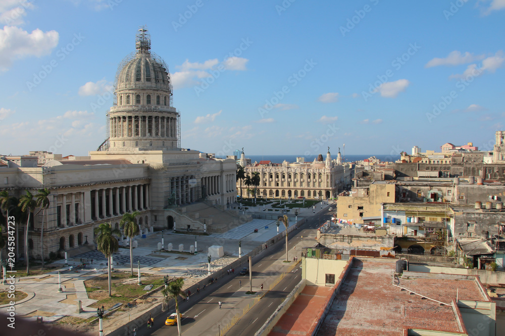 A rooftop view of Havana, Cuba