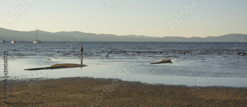 Beautiful landscape in the Tahoe Lake