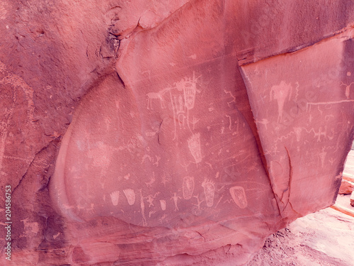 Muted Desert Birthing Scene photo