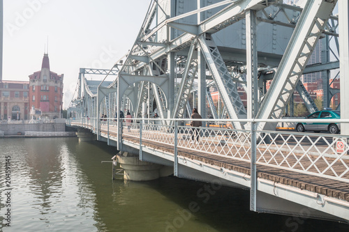 Liberation Bridge in Tianjin, China