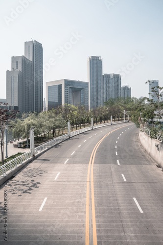 City Road in Tianjin, China