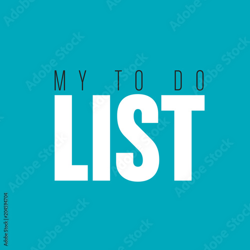 to do list
