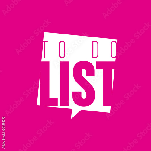 to do list