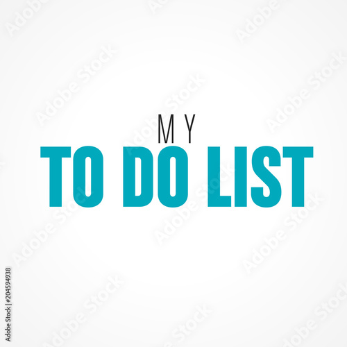 to do list
