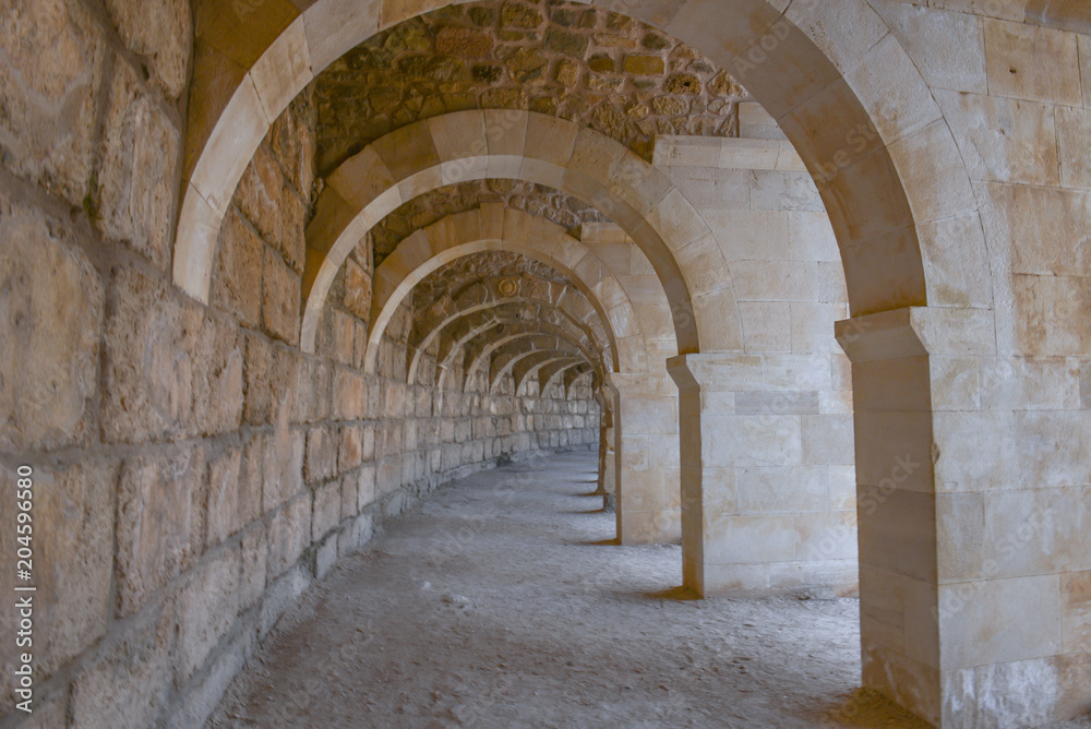 historic theater corridors;antalya region