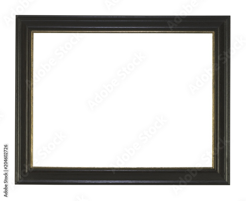 Wallpaper Mural BLACK PICTURE FRAME ISOLATED ON WHITE BACKGROUND Torontodigital.ca