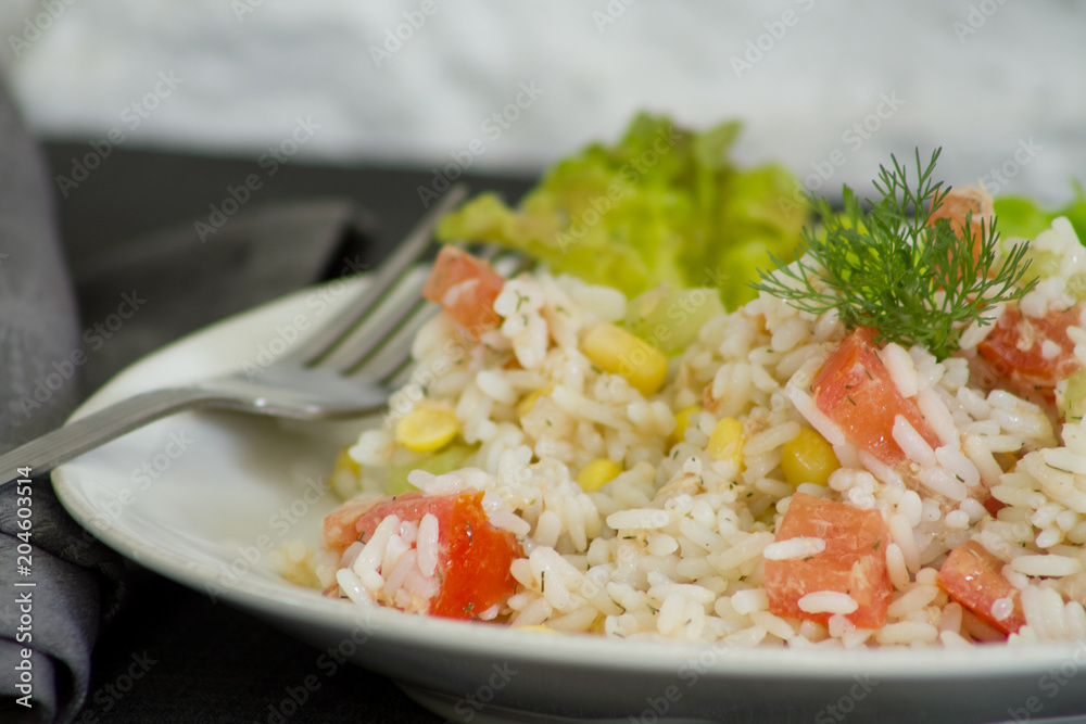 salade de riz salade de riz