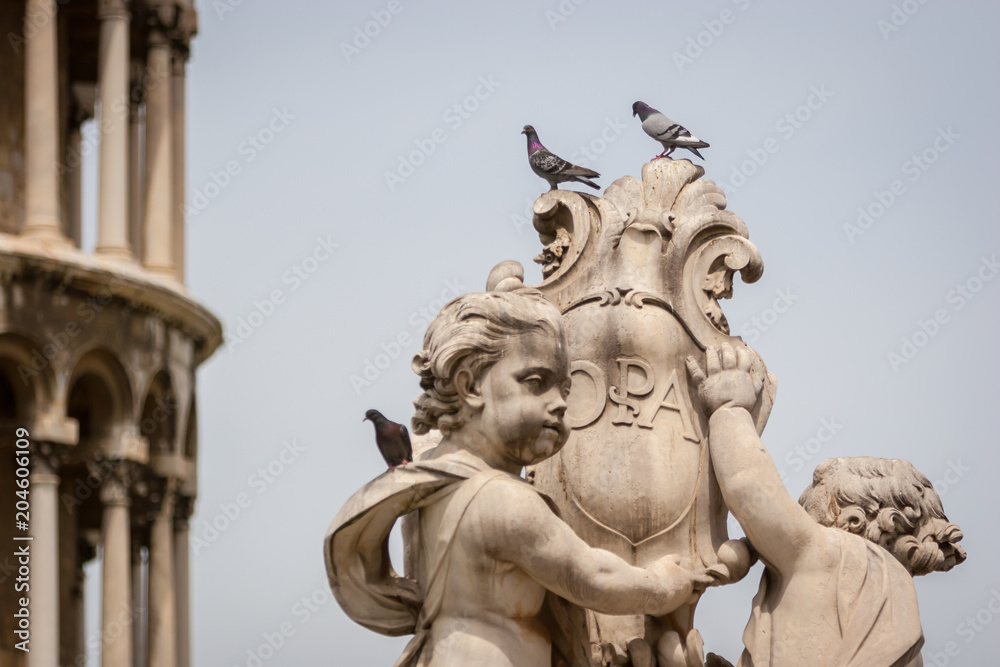 Obraz premium La Fontana dei putti