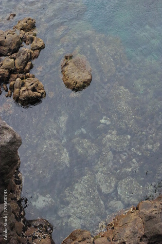 海と岩