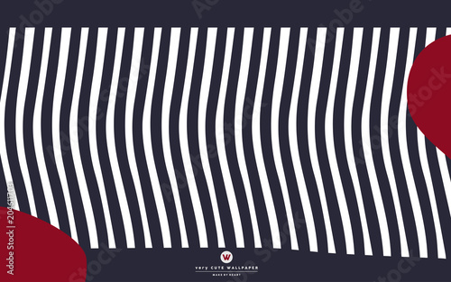 cute navy striped wallpaper...