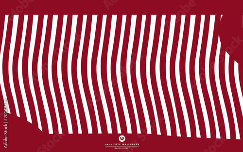 cute striped wallpaper style