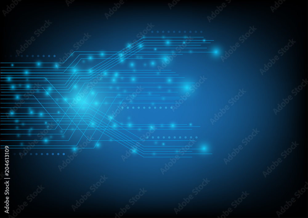Abstract digital and technology background. The futuristic of information and data transfer. Abstract digital and technology background. The futuristic of information and data transfer.
