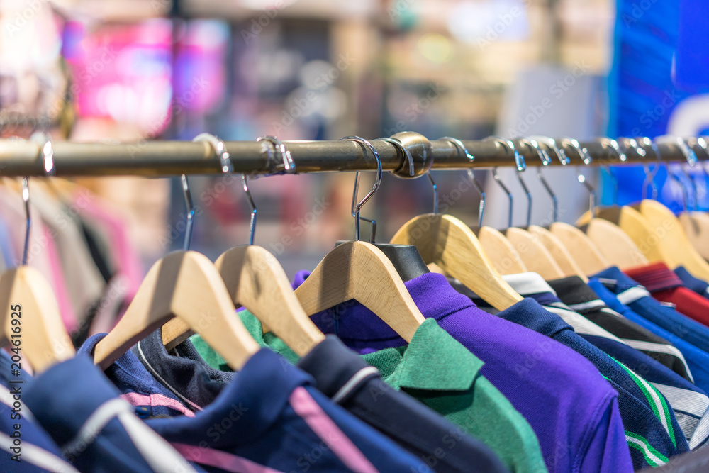 Fototapeta premium clothes in shop