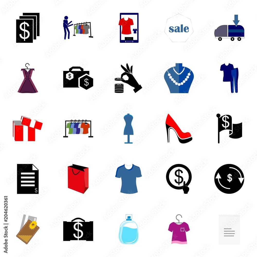 shopping tools icons set 25 shopping tools icons set 25